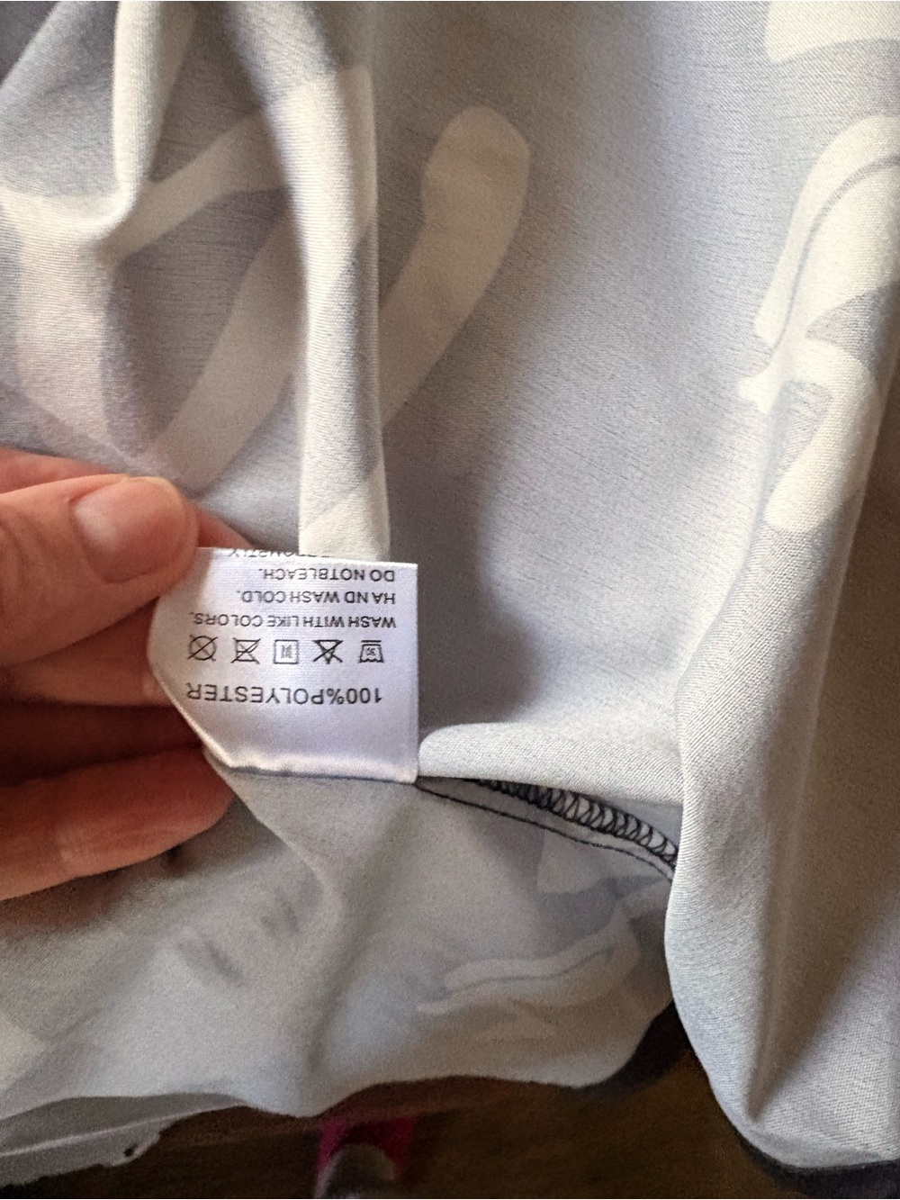Black & White Script Print Button-Up Jacket - Picture 5 of 5
